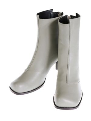 UN3D. アンスリード　ROUND EDGE SHORT BOOTS 38 UN3D. アンスリード ROUND EDGE SHORT BOOTS 38 - メルカリ