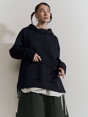 ＜UN3D.＞ＨＥＭ　ＧＡＴＨＥＲ　ＨＯＯＤＩＥ【セットアップ着用可能】