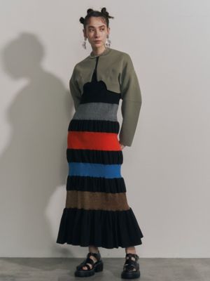 MULTI COLOR SHIRRING OP | UN3D./アンスリード 