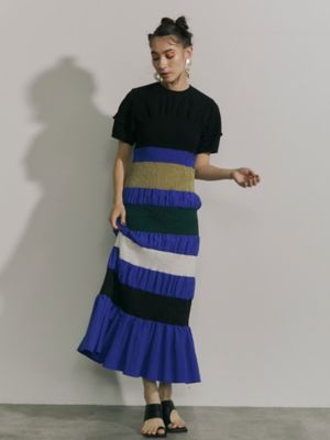 MULTI COLOR SHIRRING OP | UN3D./アンスリード 