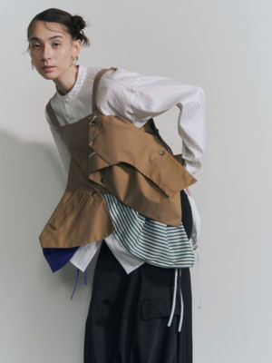 豪華で新しい ベストドッキングビスチェ VEST DOCKING BUSTIER