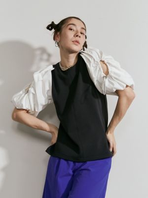 OPEN GATHER SLEEVE TOP | UN3D./アンスリード 