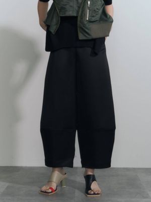 スタイリッシュシンプル UN3D サテンコクーンパンツ SATIN COCOON PT