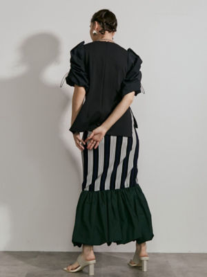 限定品】 BALLOON TOPと GATHER SKのセットアップ ロングスカート