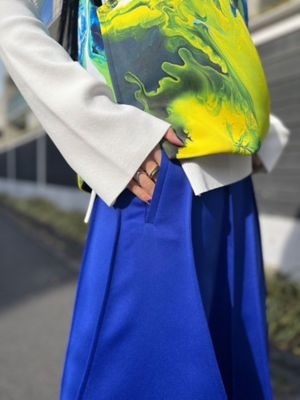 UN3D. 完売 三越伊勢丹限定39,600円OUT SEAM SATIN SK