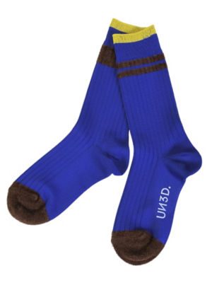 ＜UN3D.＞ＡＳＹＭＭＥ　ＢＯＲＤＥＲ　ＬＩＮＥ　ＳＯＣＫＳ