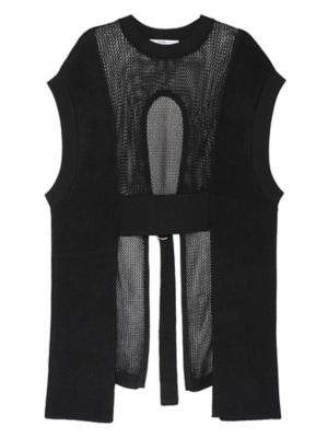 UN3D. VEST LIKE White レア！！ MESH KNIT VEST | UN3D./アンスリード | 三越伊勢丹