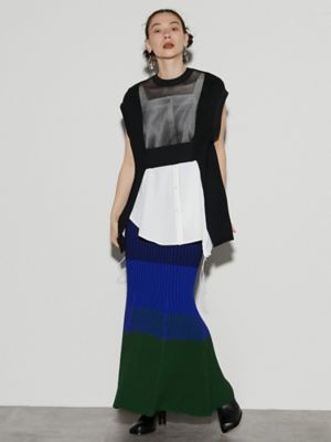 MESH KNIT VEST | UN3D./アンスリード | 三越伊勢丹 