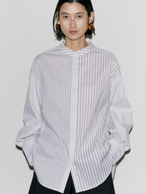 UN3D. TRIANGLE TUCK SHIRT アンスリード UN3D./アンスリード TRIANGLE TUCK SHIRT
