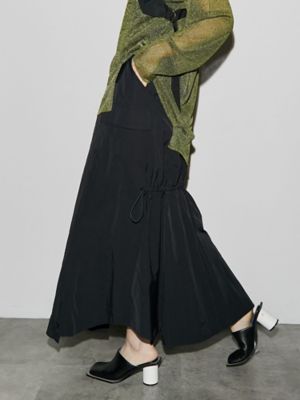 ZIP SLIT BACK FLARE SK【セットアップ着用可能  