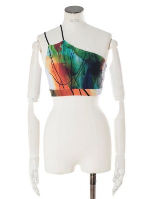 LINE ART ONE SHOULDER TOP | UN3D