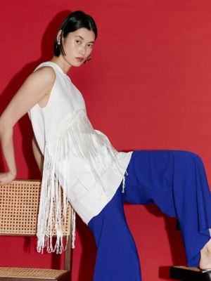 FRINGE LAYERED SLEEVELESS KT 
