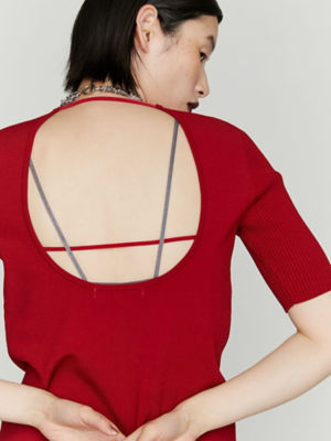 ＜UN3D.＞ＢＡＣＫ　ＯＰＥＮ　ＫＮＩＴ　ＴＯＰ