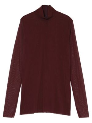 ＬＯＮＧ　ＳＬＥＥＶＥ　ＴＵＬＬＥ　ＴＯＰ