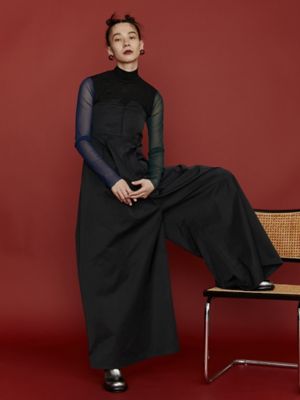 ＣＯＬＯＲ　ＢＬＯＣＫ　ＴＵＬＬＥ　ＴＯＰ