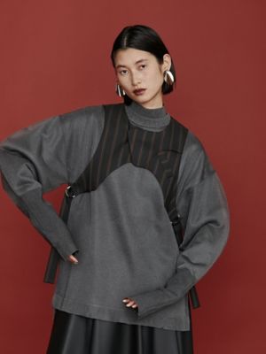ＭＵＬＴＩ　ＰＩＮＳＴＲＩＰＥ　ＳＨＯＲＴ　ＶＥＳＴ【セットアップ着用可能】