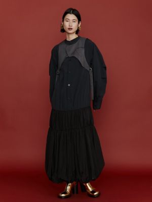 ＭＵＬＴＩ　ＰＩＮＳＴＲＩＰＥ　ＳＨＯＲＴ　ＶＥＳＴ【セットアップ着用可能】