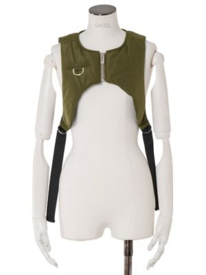 ＰＡＤＤＥＤ　ＳＨＯＲＴ　ＶＥＳＴ【セットアップ着用可能】