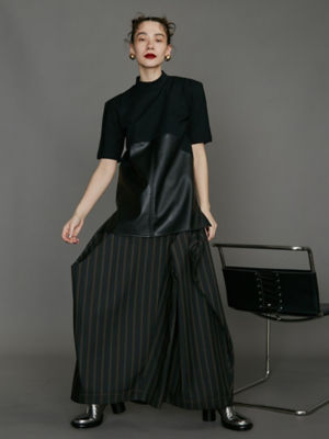 ＜UN3D.＞ＭＵＬＴＩ　ＰＩＮＳＴＲＩＰＥ　ＴＵＣＫ　ＳＫ【セットアップ着用可能】