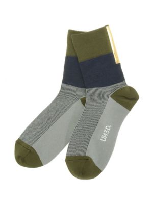 UN3D./アンスリード BACK FOIL BLOCK SOCKS