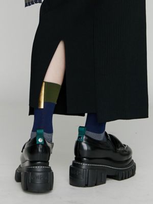 【★大感謝セール】 UN3D． UN3D./アンス | LOAFER PLUMP SOLE 靴