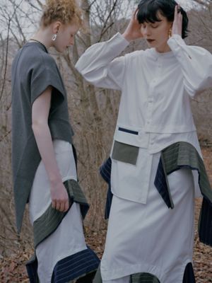 ＡＳＹＭＭＥ　ＡＲＣＨ　ＫＮＩＴ　ＶＥＳＴ