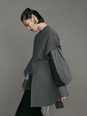 ＡＳＹＭＭＥ　ＡＲＣＨ　ＫＮＩＴ　ＶＥＳＴ