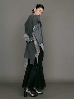 ＡＳＹＭＭＥ　ＡＲＣＨ　ＫＮＩＴ　ＶＥＳＴ