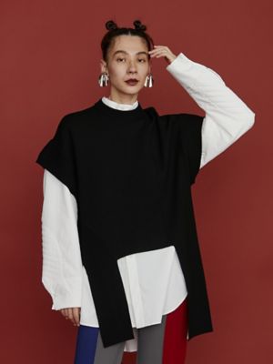 ＡＳＹＭＭＥ　ＡＲＣＨ　ＫＮＩＴ　ＶＥＳＴ