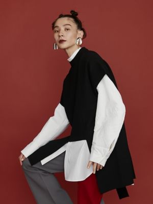 ＡＳＹＭＭＥ　ＡＲＣＨ　ＫＮＩＴ　ＶＥＳＴ