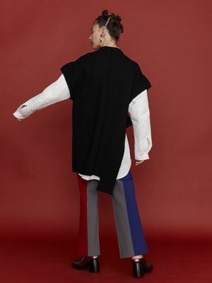 ＡＳＹＭＭＥ　ＡＲＣＨ　ＫＮＩＴ　ＶＥＳＴ