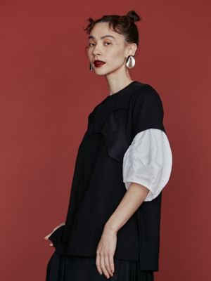 COCOON GATHER SLEEVE TOP | UN3D./アンスリード 