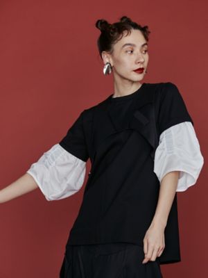 COCOON GATHER SLEEVE TOP | UN3D./アンスリード 