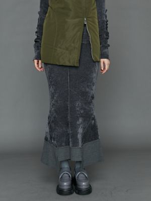 ＜UN3D.＞ＶＥＬＯＵＲ　ＫＮＩＴ　ＳＫ【セットアップ着用可能】