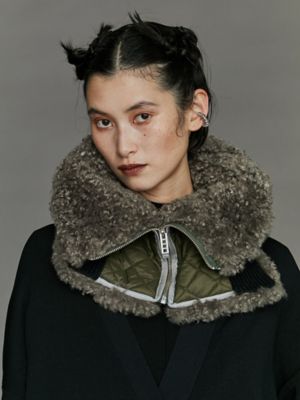 ＜UN3D.＞ＦＡＢＲＩＣ　ＭＩＸ　ＮＥＣＫ　ＷＡＲＭＥＲ