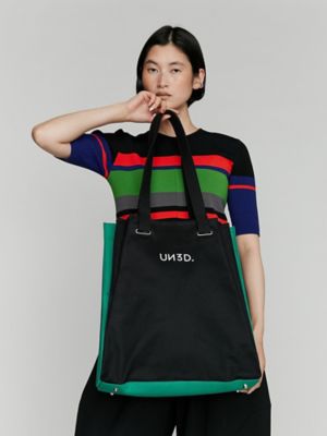 BI－COLOR ORIGAMI PLEATS TOTE | UN3D