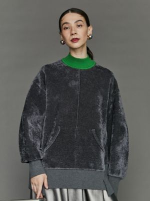 VELOUR HIGHNECK TOP【セットアップ着用可能