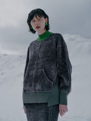 ほぼ未使用　アンスリード　マルチカラー　ニット　パンツ　人気 UN3D.（アンスリード）の「マルチカラーラインパンツ（その他