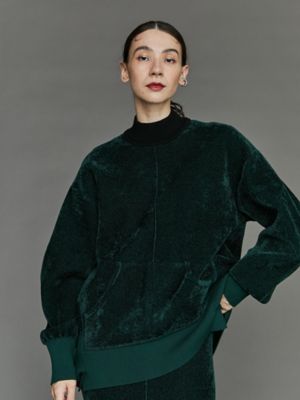 VELOUR HIGHNECK TOP【セットアップ着用可能