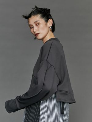 COCOON SLEEVE SHORT SWEAT | UN3D./アンス