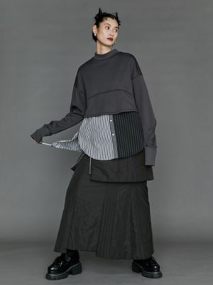 COCOON SLEEVE SHORT SWEAT | UN3D./アンス 