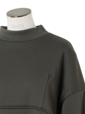 COCOON SLEEVE SHORT SWEAT | UN3D./アンス