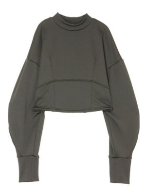 COCOON SLEEVE SHORT SWEAT | UN3D./アンス