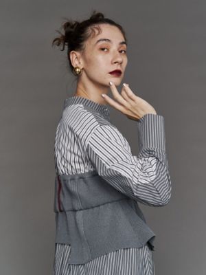 ＫＮＩＴ　ＢＵＳＴＩＥＲ　ＤＯＣＫＩＮＧ　ＳＨ【セットアップ着用可能】