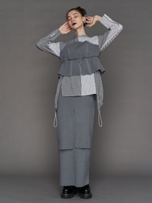 ＫＮＩＴ　ＢＵＳＴＩＥＲ　ＤＯＣＫＩＮＧ　ＳＨ【セットアップ着用可能】