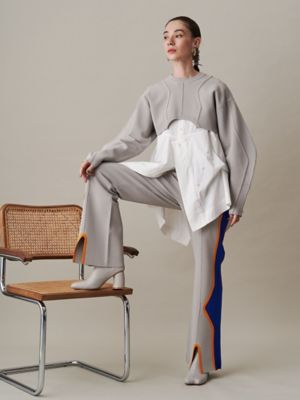 ＭＵＬＴＩＣＯＬＯＲ　ＷＡＶＥ　ＬＩＮＥ　ＫＮＩＴ　ＰＴ