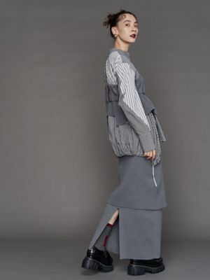 ＬＡＹＥＲＥＤ　ＫＮＩＴ　ＳＫ【セットアップ着用可能】