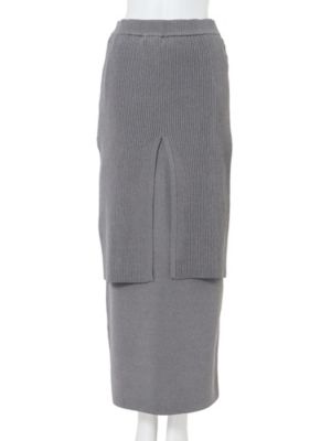 ＬＡＹＥＲＥＤ　ＫＮＩＴ　ＳＫ【セットアップ着用可能】