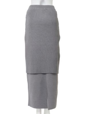 ＬＡＹＥＲＥＤ　ＫＮＩＴ　ＳＫ【セットアップ着用可能】