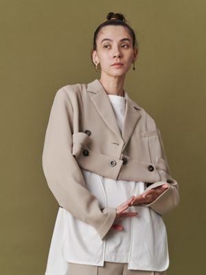 ＳＨＥＥＲ　ＬＡＹＥＲＥＤ　ＪＫ【セットアップ着用可能】